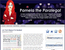 Tablet Screenshot of pamelatheparalegal.com